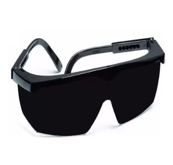 Korumalı Laboratuvar Gözlüğü Siyah / Çapak Gözlüğü - 3