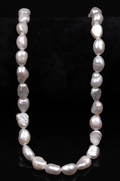 İnci Doğal Taş Dizi 7 x 10 mm Şekilsiz Kesim - Resim 2