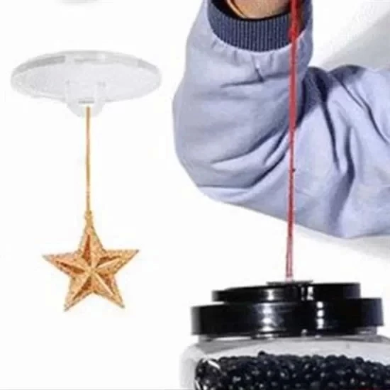 20 Adet Şeffaf Yuvarlak 3 Cm Çaplı Güçlü Disk Yapışkanlar - Resim 5