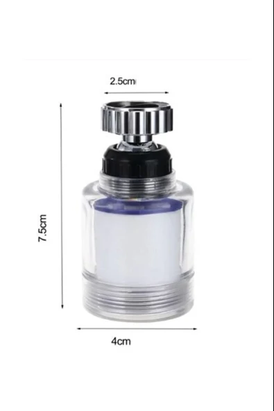 Kireç Önleyici Filtreli Su Tasarruflu Hareketli Musluk Başlığı - 3