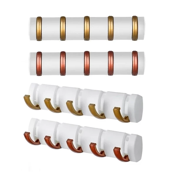 Elbise Gömlek Askısı Çok Amaçlı Mutfak Banyo Askısı 5li - 2