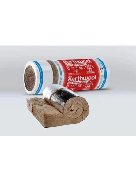 Knauf Mineral Taşyünü Folyolu Çatı Şiltesi 10CM (9,6m²)