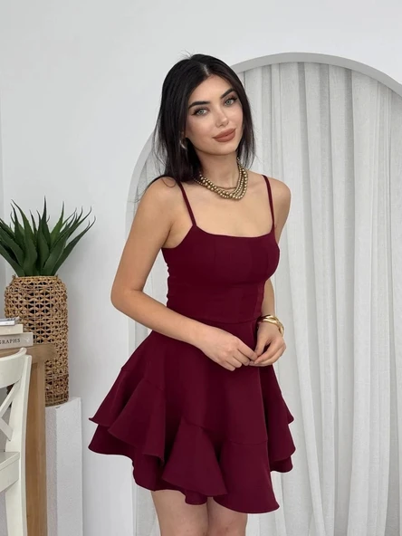 Common İp Askılı Elbise - 2
