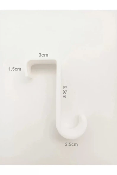 7 Adet Çekmece Dolap Kapağı Mutfak Banyo Askısı Plastik Çok Amaçlı Askı Seti - 4