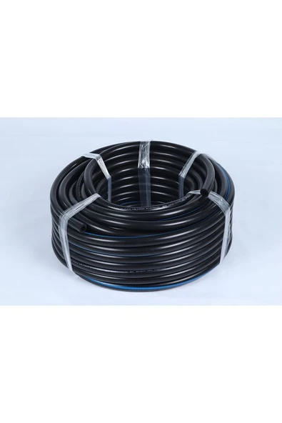 Süt Hortumu Siyah T. Kauçuk  (14x24 mm) ( 2.5 Metre )