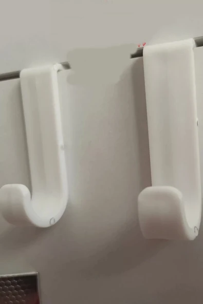 7 Adet Çekmece Dolap Kapağı Mutfak Banyo Askısı Plastik Çok Amaçlı Askı Seti - 3