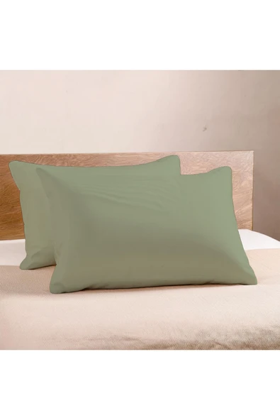 | Purecomfort | %100 Doğal Pamuk 2'li Yastık Kılıfı Seti | Çağla Yeşili