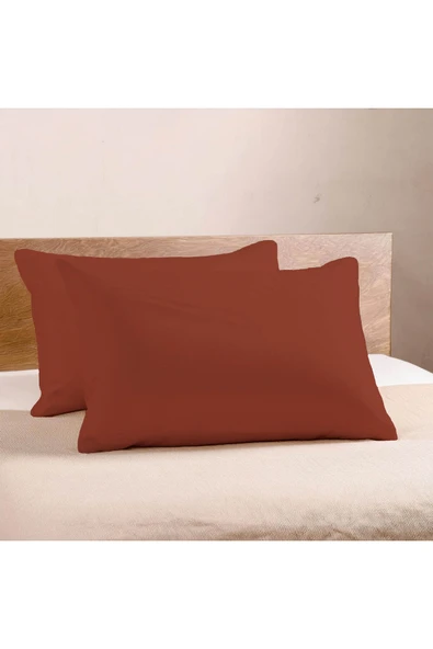 | Purecomfort | %100 Doğal Pamuk 2'li Yastık Kılıfı Seti | Kuşburnu