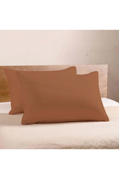 | Purecomfort | %100 Doğal Pamuk 2'li Yastık Kılıfı Seti | Bakır