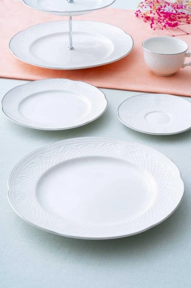 Acar Serenity Silver 20 Parça Brunch Seti PORWM-06191 - 3