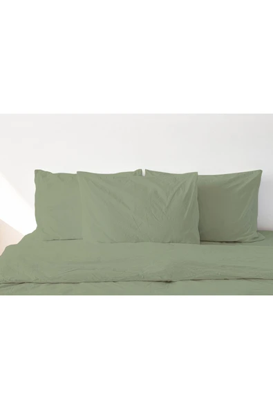 | Purecomfort | %100 Doğal Pamuk 2'li Yastık Kılıfı Seti | Çağla Yeşili - 2