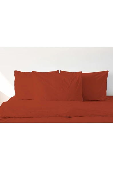 | Purecomfort | %100 Doğal Pamuk 2'li Yastık Kılıfı Seti | Kuşburnu - 2