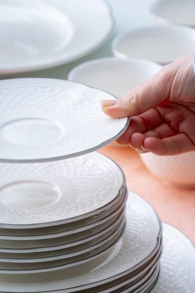 Acar Serenity Silver 20 Parça Brunch Seti PORWM-06191 - 2