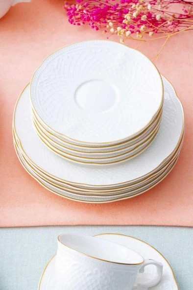 Acar Serenity Gold 20 Parça Brunch Seti PORWM-06192 - 4