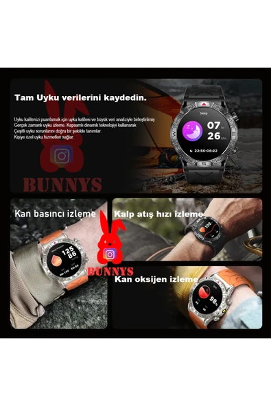Su Geçirmez Akıllı Saat Apple iPhone 12 Pro Uyumlu 1.43 inç AMOLED - 4
