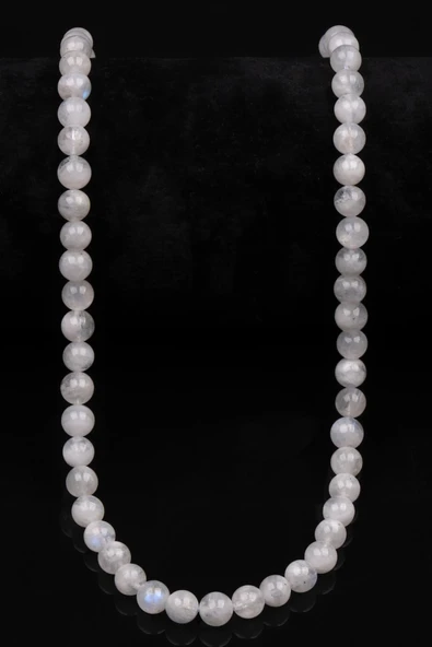 Ay Taşı ( AB Kalite ) Doğal Taş Dizi 6 mm Küre Kesim - 2