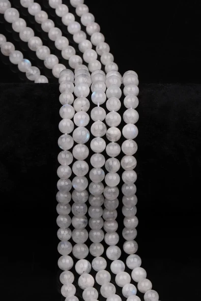 Ay Taşı ( AB Kalite ) Doğal Taş Dizi 6 mm Küre Kesim