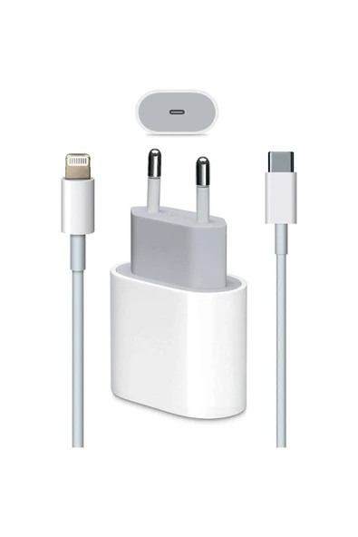 WildTech Iphone Tüm Serilerle Uyumlu Hızlı Şarj Aleti Kablo Adaptör Seti 7 8 X 11 12 13 14 Pro Max Şarj