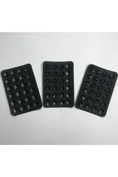 3M Vakumlu Telefon Tutucu (AHTAPOT TUTUCU) Siyah