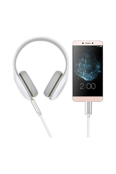 KEEPRO Type C Usb C To Aux Kulaklık Çevirici 3.5 Mm Jack 1m Beyaz - 5