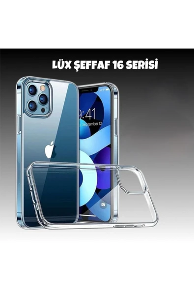 Lityum Teknoloji İPHONE 16 PRO MAX ŞEFFAF LÜKS KILIF