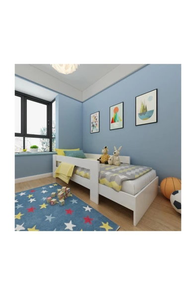 Ninnimo Ninnimo Montessori Beyaz Yüzde Yüz Mdf 90x190 Yatak Uyumlu Karyola