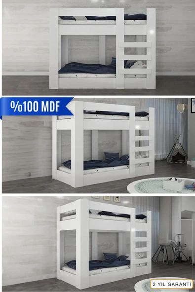 Ninnimo Mdf Genç Ranza 90x190 Yatak Uyumlu