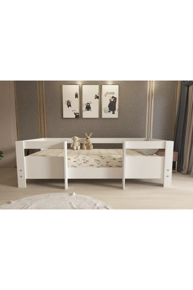 Ninnimo Ninnimo Çocuk Beyaz Mdf 90x190 Yatak Uyumlu Karyola