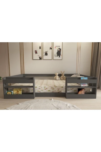 Ninnimo Montessori 90x190 Yatak Uyumlu Karyola M6-4 - 2