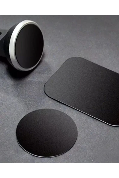 ucuzmi 2adet Telefon Araç Içi Tutucu Stant Metal Plaka Magnetic Mıknatıslı Tutucular Için Metal Saç Seti 3m 2 adet dikdörtgen - 7