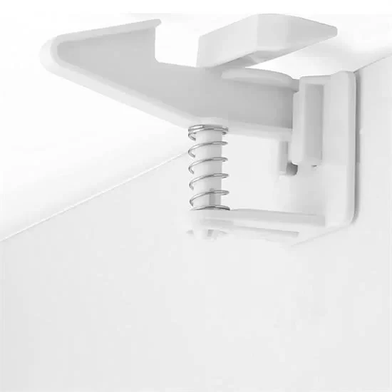 Bebek Çocuk Güvenliği Korumalı Yapışkan Çekmece Ve Dolap İçin Tutucu Gizli Güvenlik Kilidi - 4