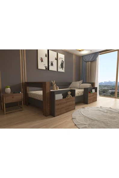 Ninnimo Montessori 90x190 Yatak Uyumlu Suntalam Karyola M1-42 - 2