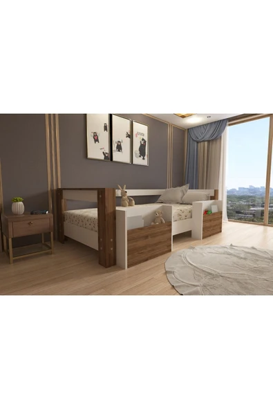 Ninnimo Montessori 90x190 Yatak Uyumlu Suntalam Karyola M1-12