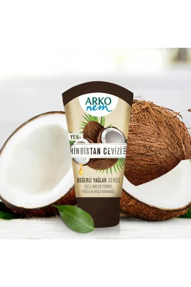 Arko Değerli Yağlar Hindistan Cevizi Nem Krem 60 ml - Resim 2