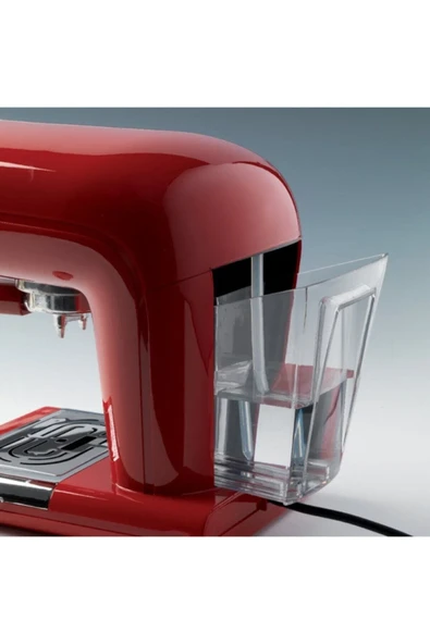 ARİETE Ceffe Retro Cappuccino/Espresso Makinesi Alüminyum Hazne Kırmızı 1388A 900W - 4
