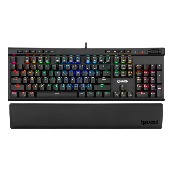 Redragon P037 Meteor L 43,5 cm x 7 cm Ergonomik Klavye Bilek Desteği 20 mm - 5