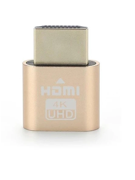 Hdmi 4k Uhd Dummy Plug Minning Bitcoin Sanal Monitör Ekran Kartı Emülatörü - Resim 2