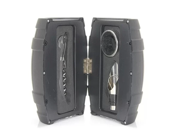 Fıçı Tasarımı Tirbuşon Seti Alk2626 ürün görseli 1