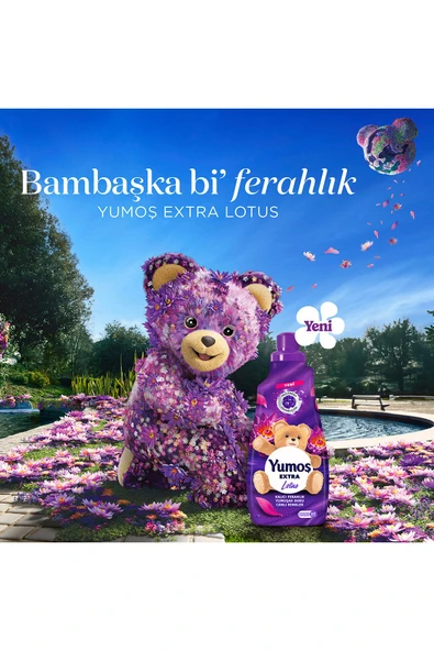 Yumoş Extra Çamaşır Yumuşatıcı Lotus 4 x 1400 ML - 3