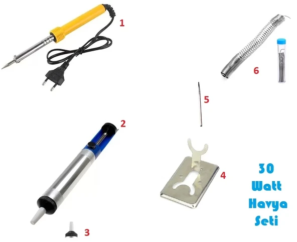 Havya Lehim Set 30 W - 6 Parça Lehim Seti - 2