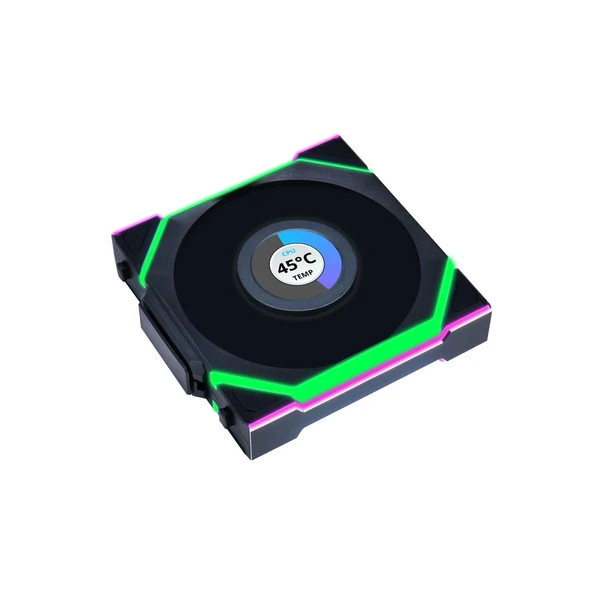 Lian Li UNI FAN SL WIRELESS LCD 1x120mm Siyah Kasa Fanı - 2