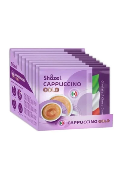 Shazel Cappuccino Ve Granüllü Çikolata 25 gr 12li