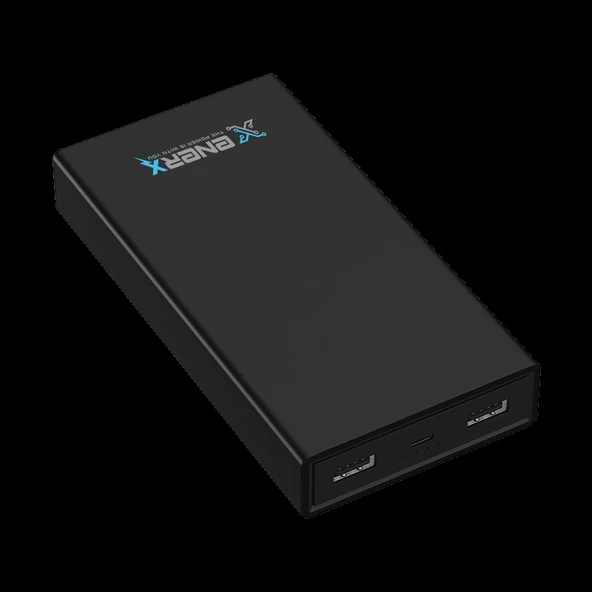 eNeRX Powerbank 20000 mAh 1.0 Amper ENR-P20A Siyah - 2