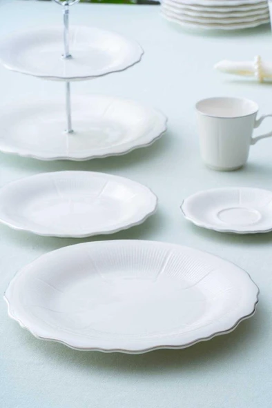 Acar Sinatra Silver 20 Parça Brunch Seti PORWM-06195 - 2