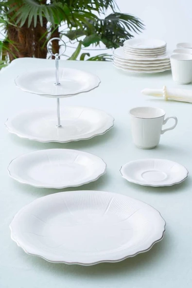 Acar Sinatra Silver 20 Parça Brunch Seti PORWM-06195