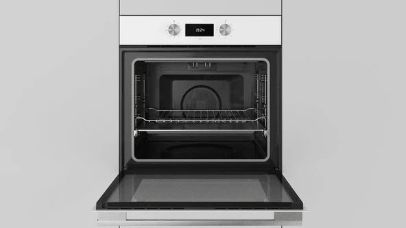 TEKA HLB 8400 WH BEYAZ CAM 71 LT ANKASTRE FIRIN - Resim 3