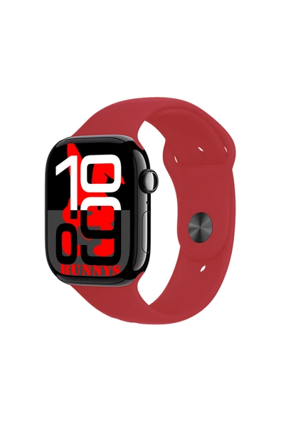 Xiaomi Redmi Note 8 Uyumlu Kırmızı Akıllı Saat Watch10 2025 Hediyeli AMOLED EKRAN