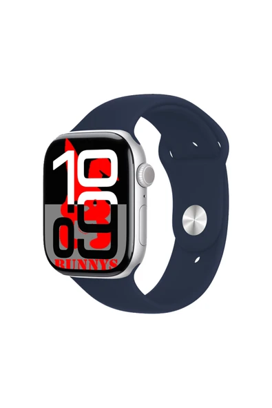 Xiaomi Redmi Note 8 Uyumlu Lacivert Akıllı Saat Watch10 2025 Hediyeli AMOLED EKRAN