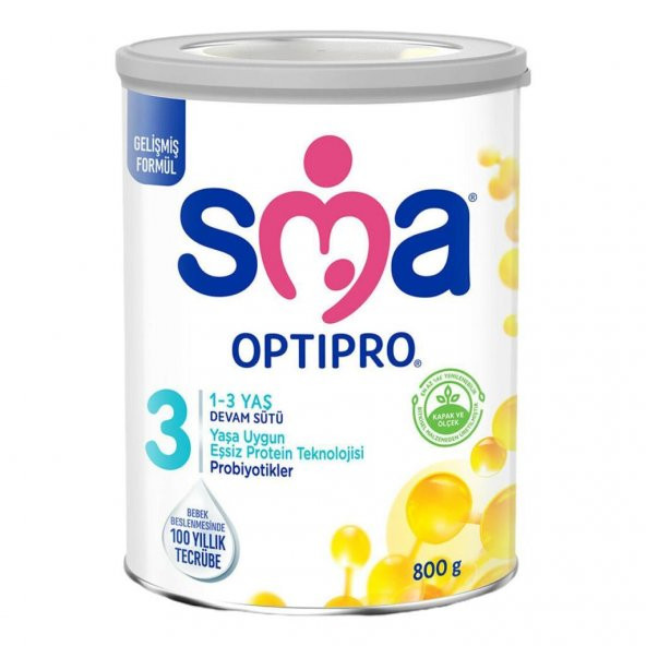 SMA Optipro Probiyotik 3 Devam Sütü 800 gr