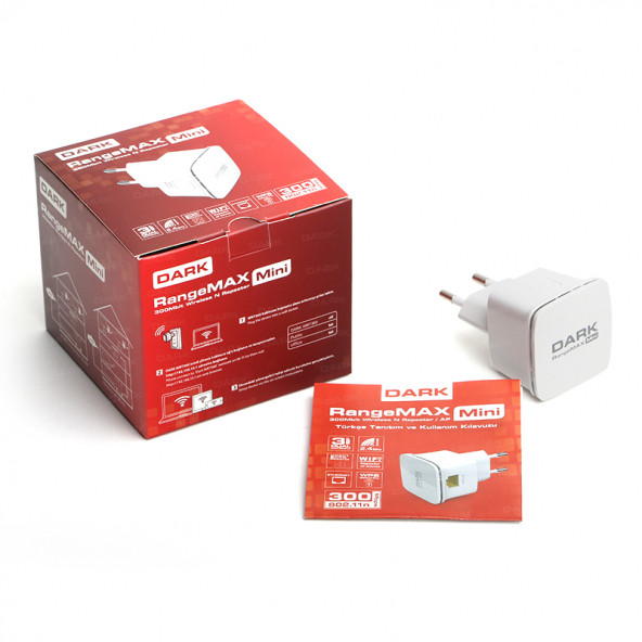 Dark RangeMAX WRT360 300Mbit 2x3dBi Dahili Antenli 802,11n WiFi Mini Repeater (DK-NT-WRT360) - 8